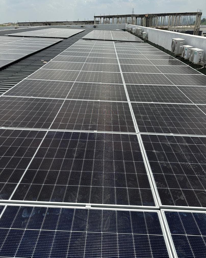 50kva Hybrid Inverter with 120kWh lithium battery installation Set-Up